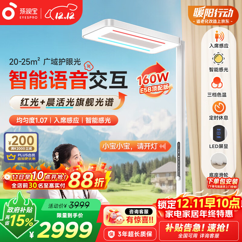 孩视灯家用落地大路灯E5-160W-R