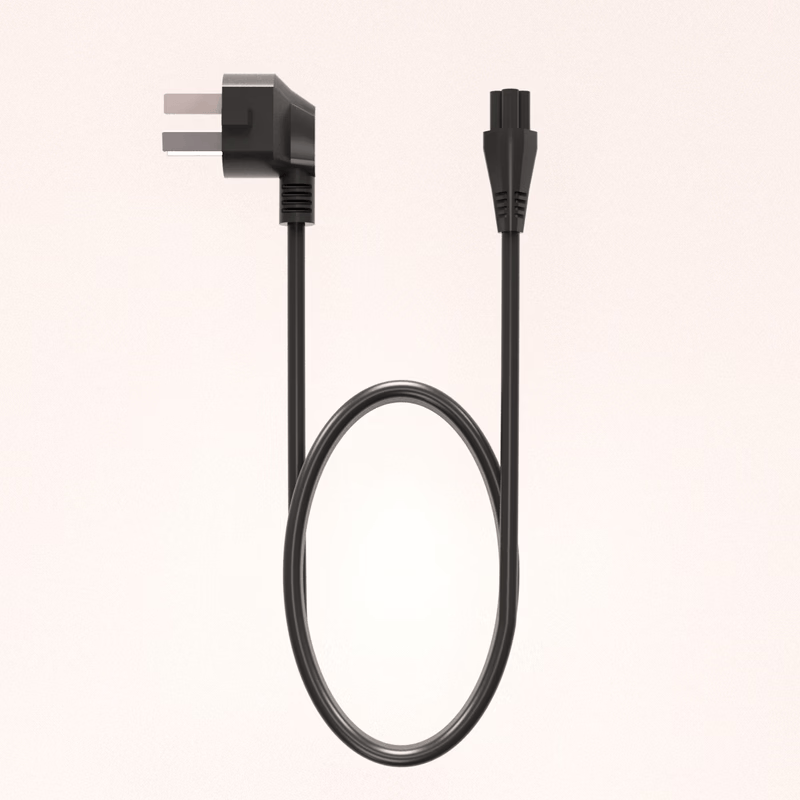 绿效国标三孔电源线电脑主机电源连接线适用显示器电饭煲台式打印机主机箱投影仪三芯通用电源线 梅花尾电源连接线