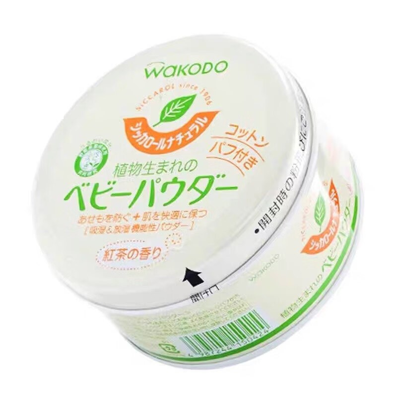 和光堂（Wakodo）日本爽身粉祛痱子粉天然玉米兒童寶寶新生嬰幼兒清涼 默認(rèn)