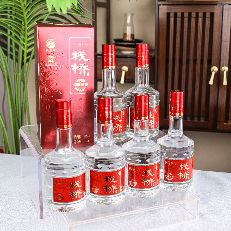 栈桥酒海陈酿浓香型白酒52度礼盒装五粮纯粮酿造大曲发酵 52度 500mL 6瓶 【整箱装】
