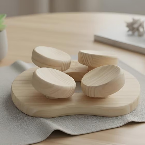 实木护颈枕 露营枕头 桑拿房枕头 汗蒸房枕头  颈椎头枕 进口松木 华洗