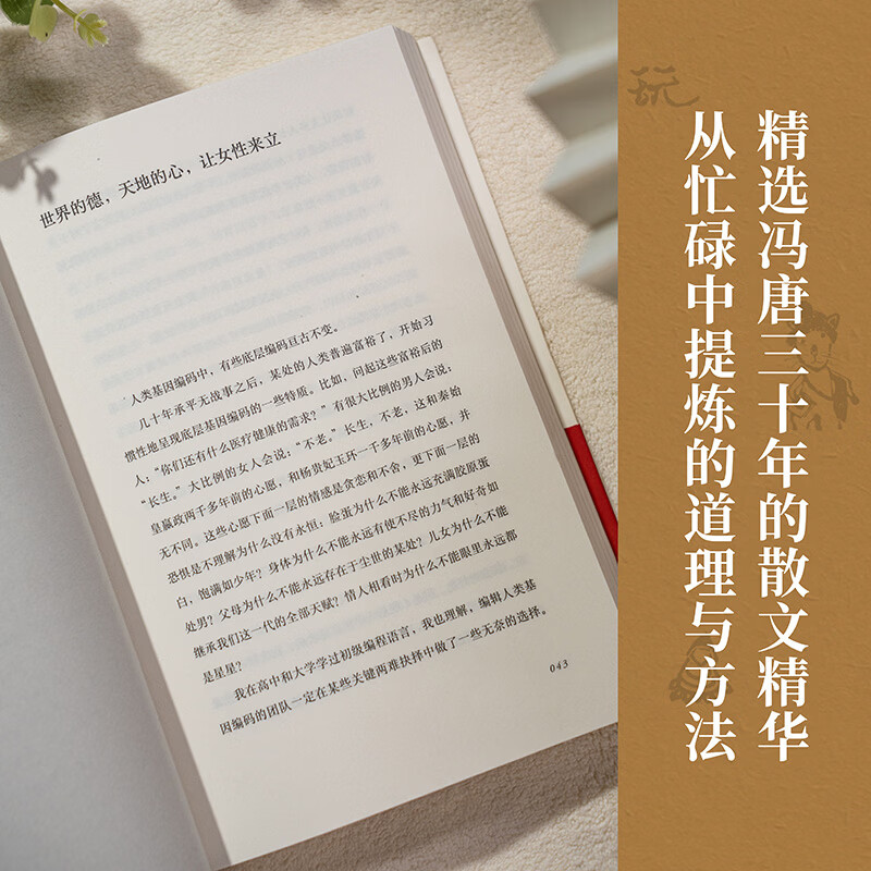 冯唐锦囊新书 赠风琴折页金句给女性的人生开挂之书 做自己的贵人借道破局 活成自己的靠山 女性励志 文学畅销书籍 锦囊