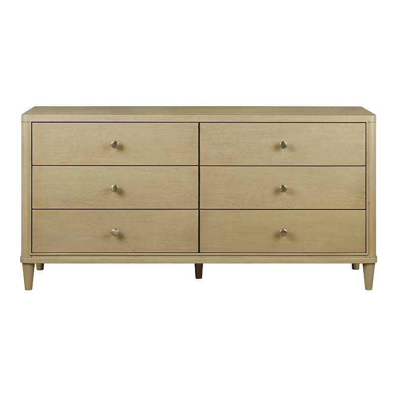 Harbor House美式輕奢時尚現(xiàn)代輕奢臥室六斗柜簡約客廳典雅儲物柜子整裝收納柜 Kenora 六斗柜 香檳色 長1560X寬450X高790mm