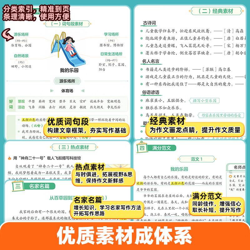 作业帮2026新版同步作文素材与范文+3-6年级上下册 同步作文仿写高分范文小学生同步课本满分作文书写作专项训练 【2026新版】同步作文素材与范文 六年级【下册】