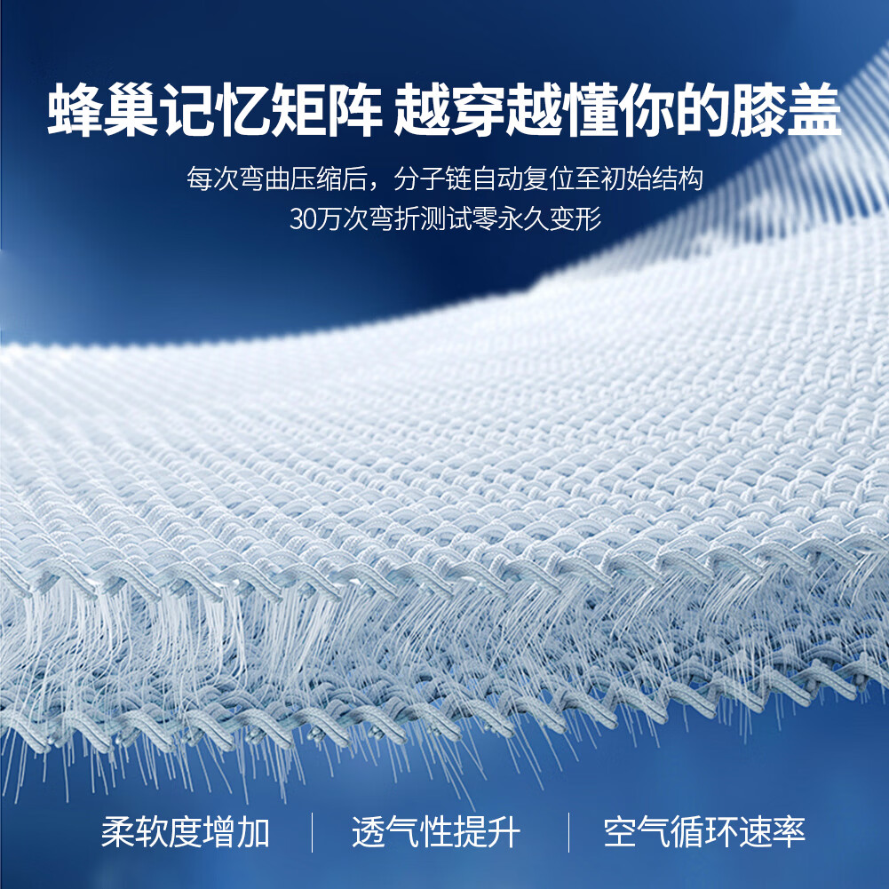 森斯伯特护膝医用半月板膝关节损伤男女通用红花护垫康复款运动健身护膝 【S1基础款】石墨黑【单只装】 M（100-130斤）