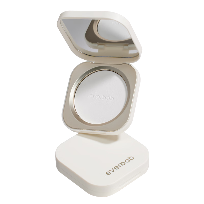 everbab艾蓓拉蜜粉餅【8g+4g】清透控油 遮瑕定妝散粉不脫妝細(xì)膩服帖禮物