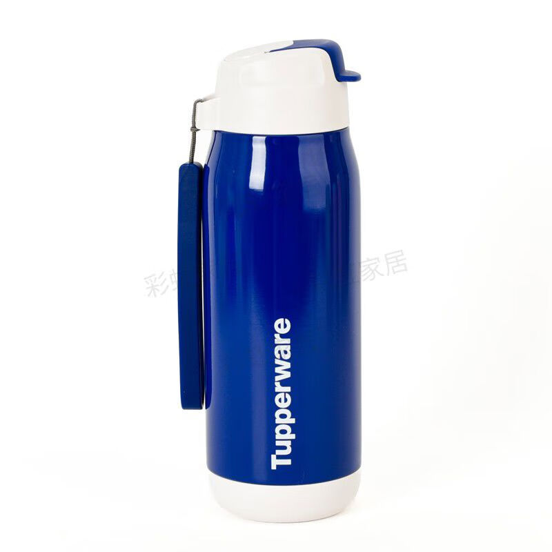 特百惠510ML吸管保溫杯防漏吸管杯男女士學(xué)生便攜不銹鋼保溫壺 單個(gè)深邃藍(lán)送表情帖