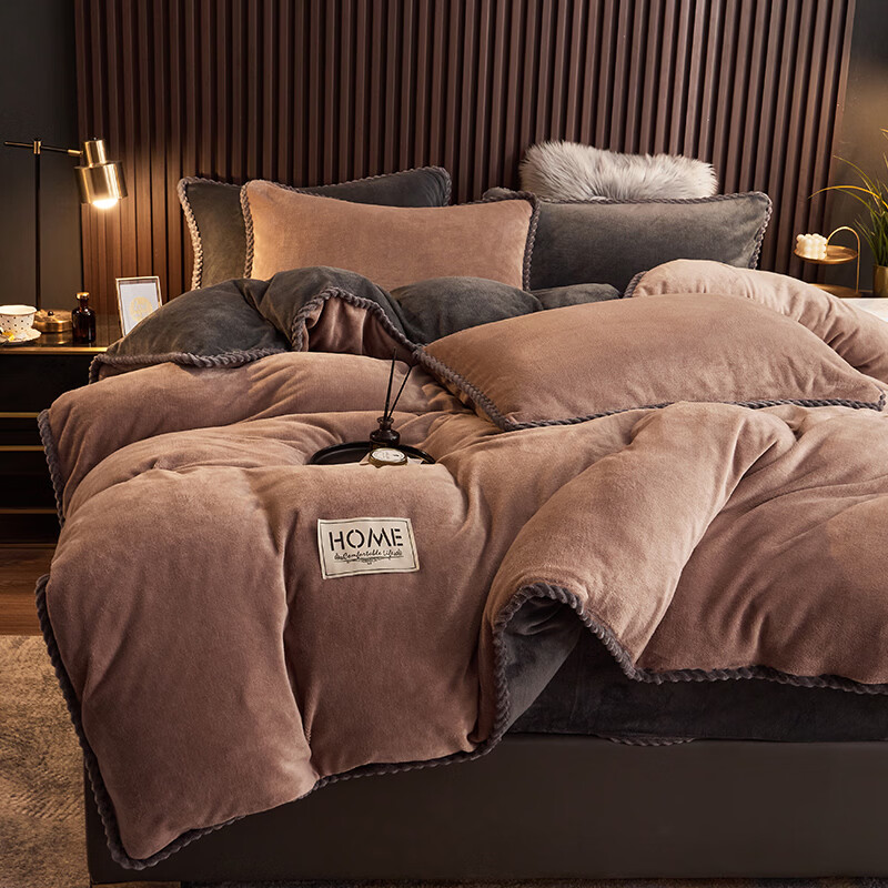 ��¡ �Ӻ�˫���ޱ�ůë������ŷʽ����ţ���ޱ��׶������ֵ�����Ʒ X.Yuŷʽ����-ǳ���� 150*200cm/������ 59Ԫ