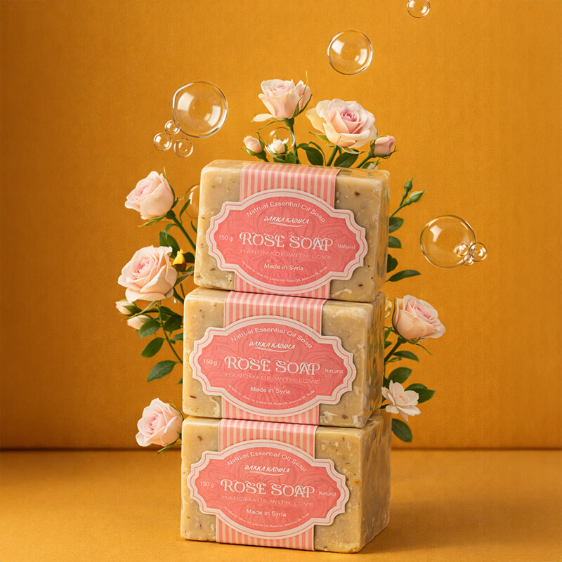 DAKKA KADIMA叙利亚国家馆 进口大马士革天然橄榄玫瑰茉莉皂洗脸澡 手工精油皂 150g/块 150g/块