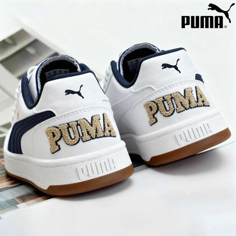 彪马（PUMA）男鞋女鞋夏季新款运动鞋情侣鞋户外出行轻便休闲鞋低帮透气板鞋 395082-01 37.5
