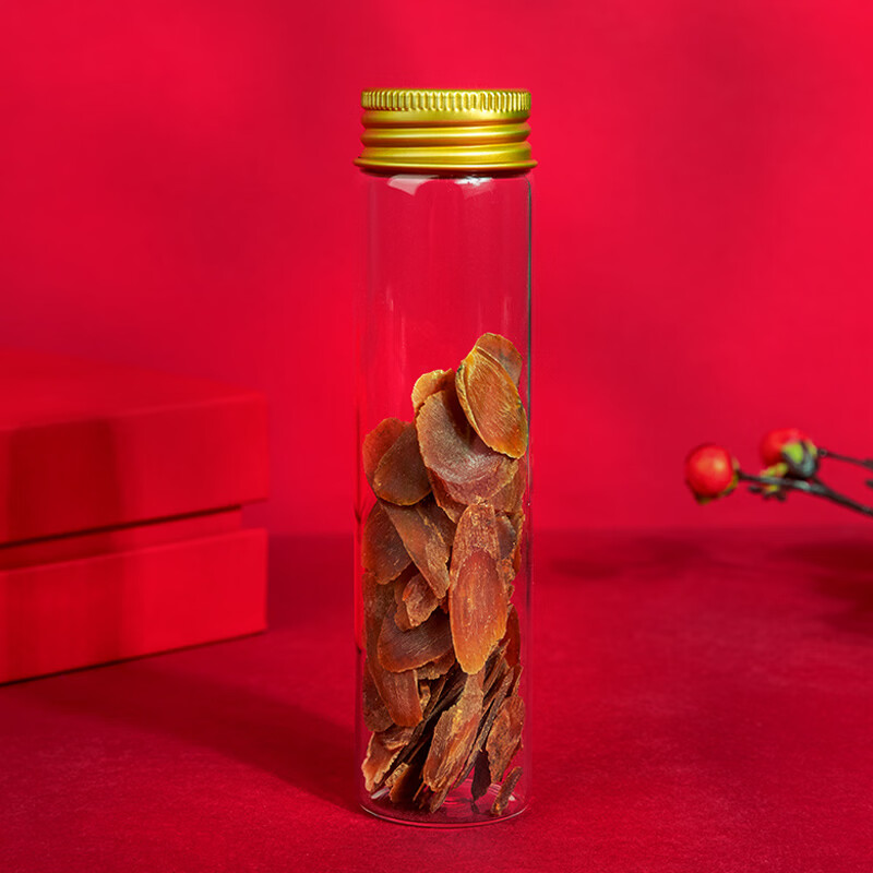 张太和红参片 含片切片泡水 吉林长白山人参中大片 红参片 30g*1盒 【送礼袋】