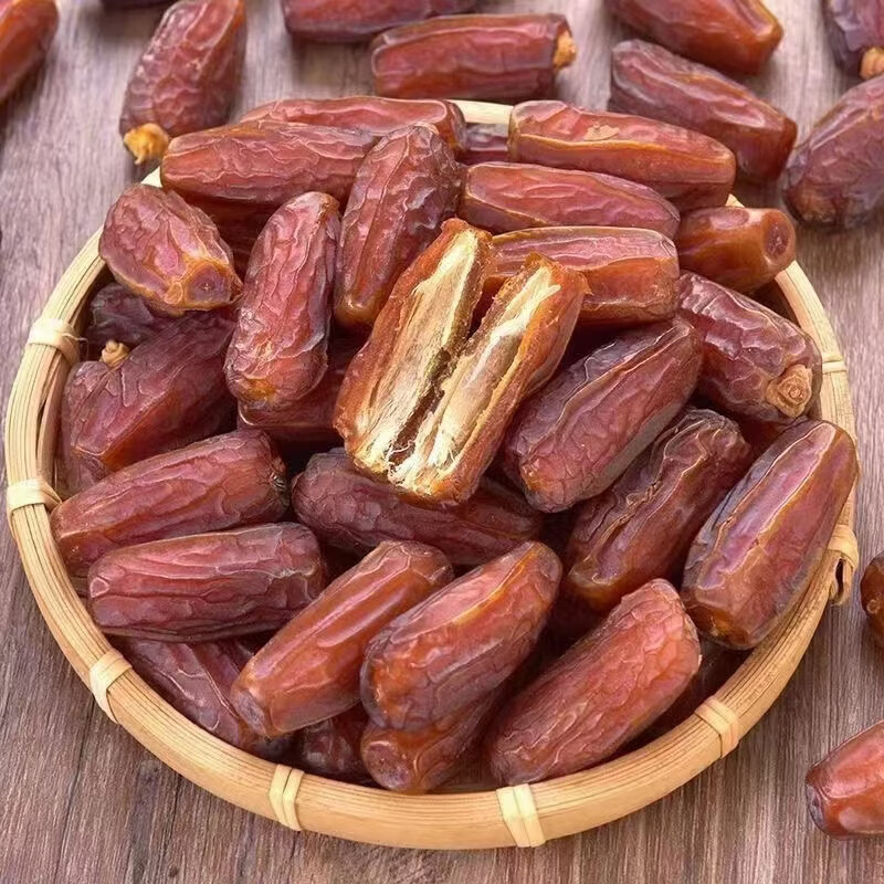 枣红栆杞新疆黑椰枣特级2025新货迪拜阿联酋新疆椰枣沙漠果干蜜饯免洗零食 精品特等【黑椰枣1斤】