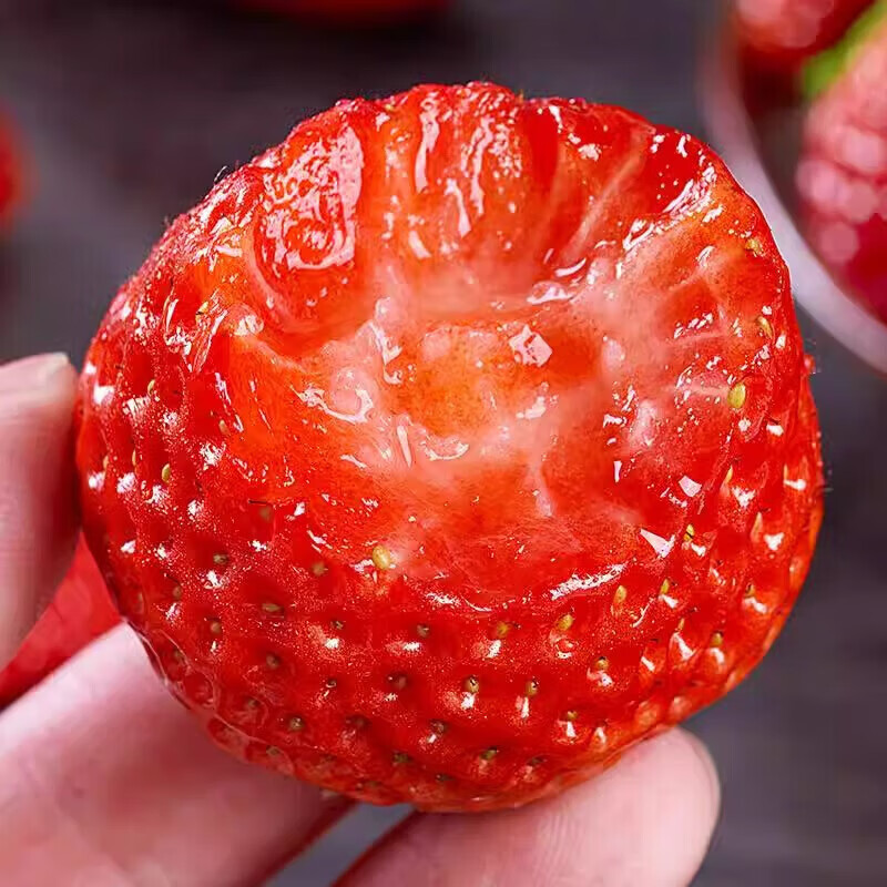 闽域寻鲜四川大凉山草莓【JD顺丰-多地次日达】99红颜奶油非丹东草莓送礼 带箱2斤【单果15-20g丨净1.5斤】彩箱装