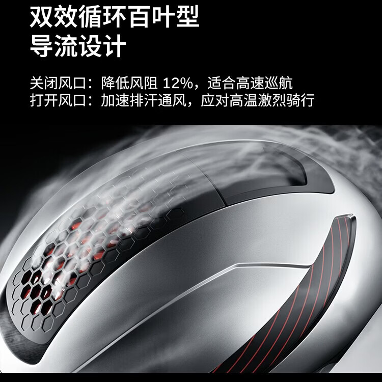 森瑞梦气动骑行头盔TT-31公路车自行车铁人三项计时赛场地破风盔 3D版流光黑 亚洲版【赠头盔收纳包】 XL