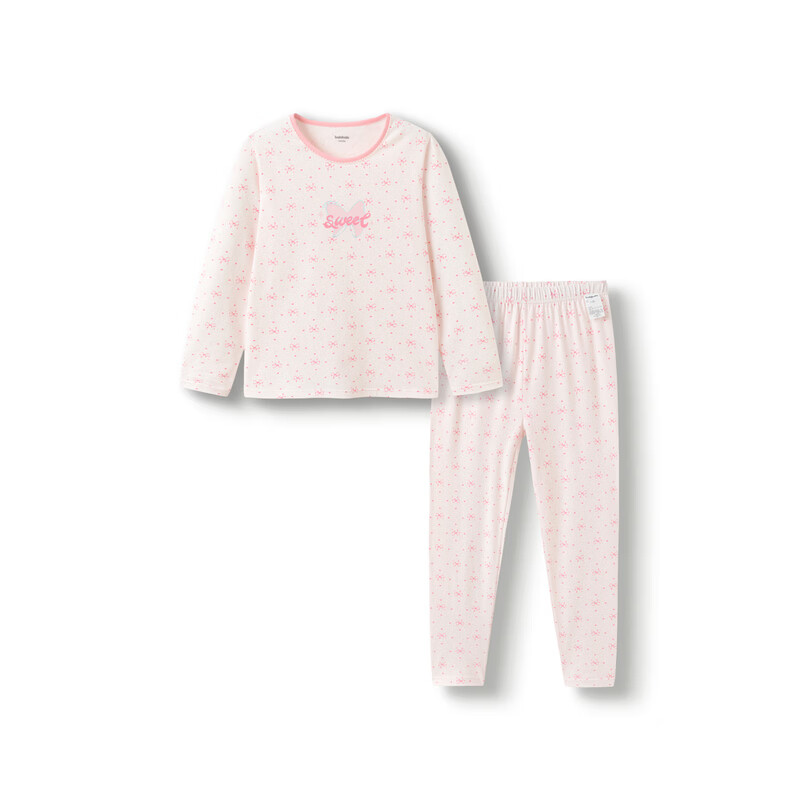 巴拉巴拉儿童秋衣秋裤套装蛇年女童保暖内衣本命年红色睡衣潮209125169004