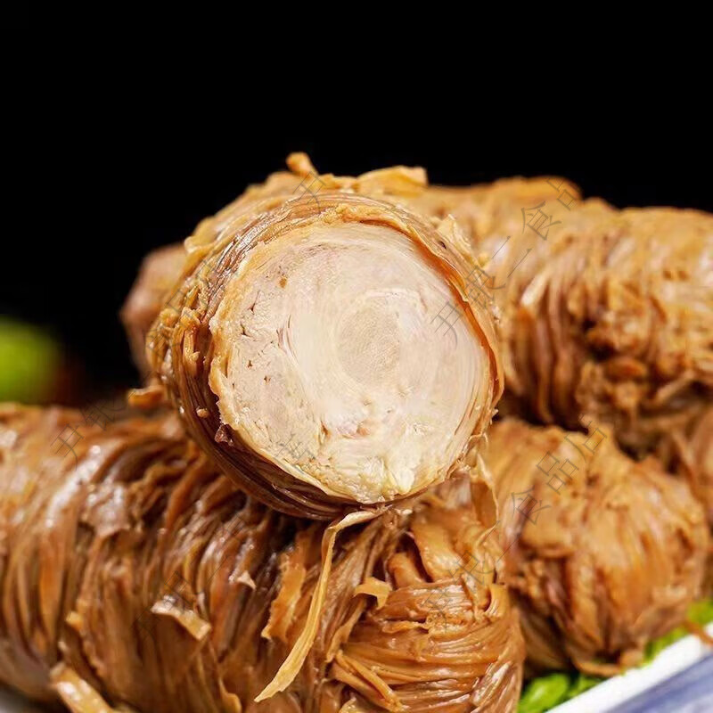 李丰公社熟食猪苦肠苦肠卷小肠卷猪捆肠全熟网红青岛猪苦肠猪小肠开袋即食 酱香小肠卷221克*2袋送辣椒油