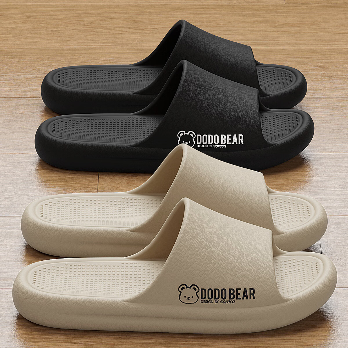 FZT防滑拖鞋男士2026新款夏季家居室内家用浴室eva防臭凉拖鞋男外穿 浅咖 36-37 标准码