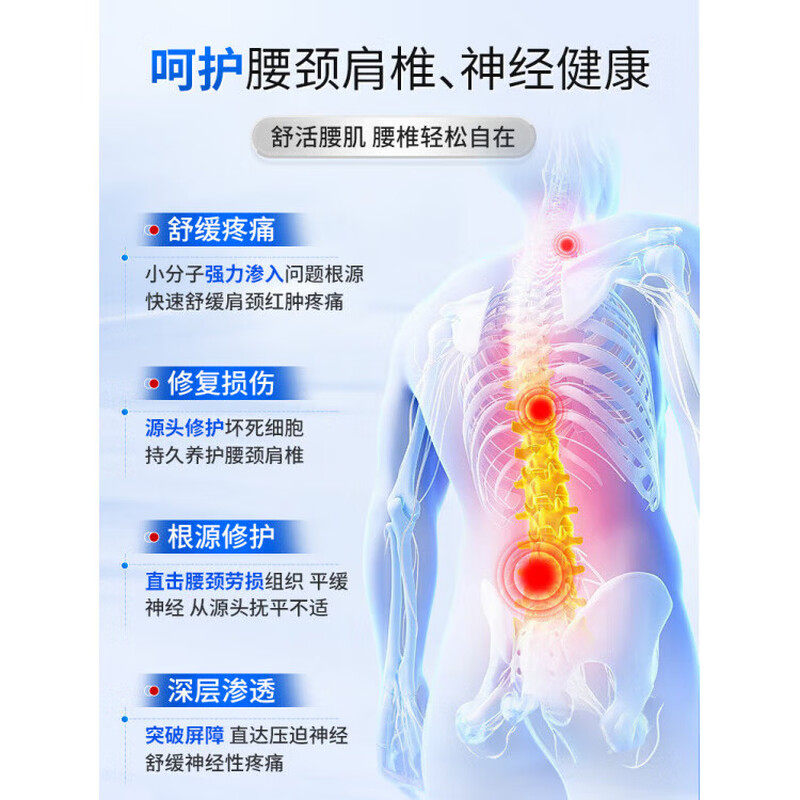 落羽希速诺建痛消贴健远红外腰椎间盘突出专用贴膏压迫神经效肌劳损 2盒装[家中常备89%顾客选择]