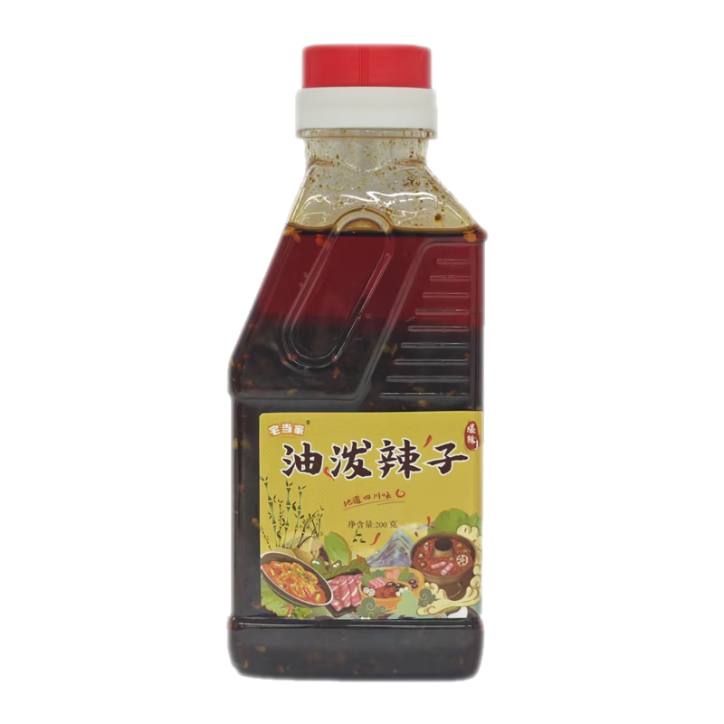 四川風(fēng)味紅油辣子辣椒油香辣麻辣油潑辣子辣椒醬涼拌菜專用調(diào)味料 香辣200g*1瓶