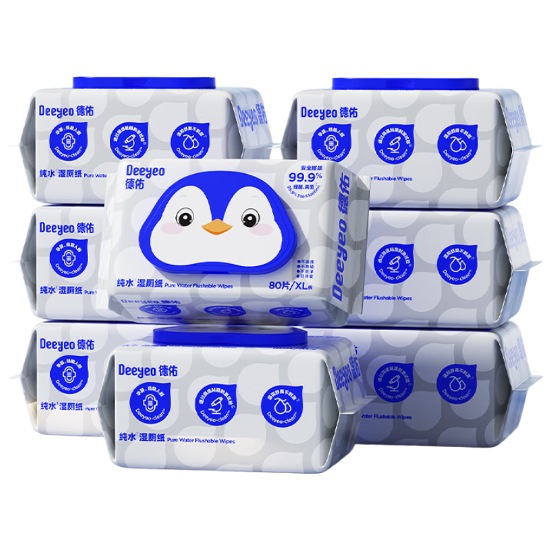 ���ڲ���������EDI��ˮʪ��ֽ80��*8����ͥװ ���ʪֽ����ֽ����ֽ��Ӥ��ͯ���� 199.89Ԫ��3��(��66.63Ԫ/��)