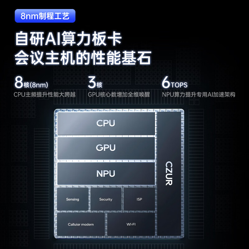 成者会议星bot20视频会议摄像头全向麦克风 无线投屏会议拾音器音响一体机 会议室专用AI会议主机 会议星Bot30【会议主机】