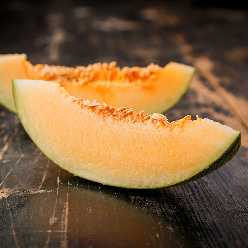 季节集海南哈密瓜西州蜜 源头直发包邮B 精选2个瓜5斤装——净重4.5-5斤