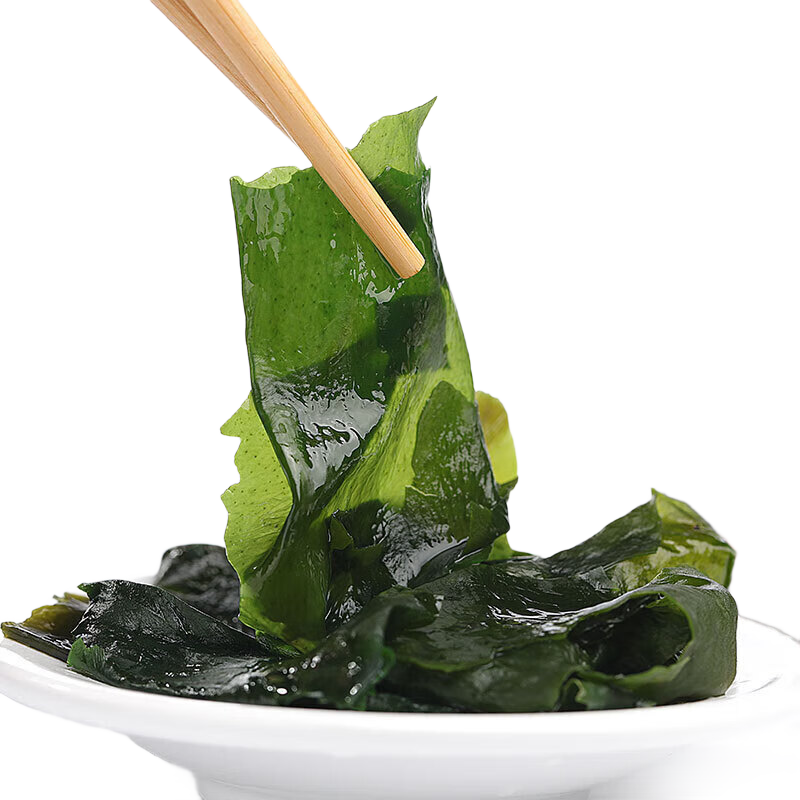 盐渍裙带菜 鲜海带非干货海带嫩苗儿童海菜海白菜海藻菜凉拌 盐渍裙带菜嫩叶250g