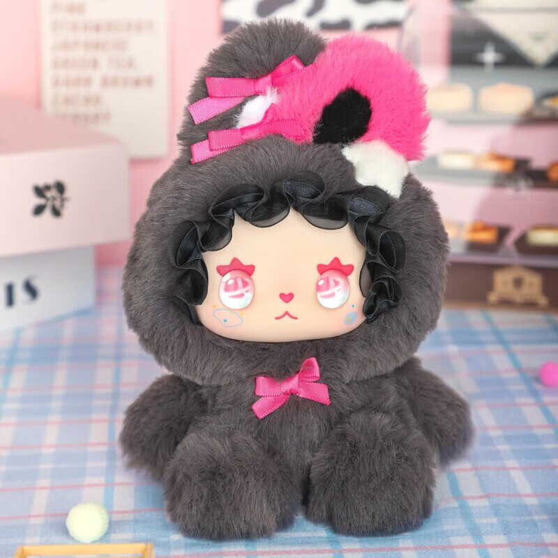 游奇秘境豆包AI毛绒公仔儿童玩具女孩圣诞礼物DeepSeek智能对话故事机 AI毛绒玩具单盒(随机发)【拆盒不退不换不包官瑕】 17cm