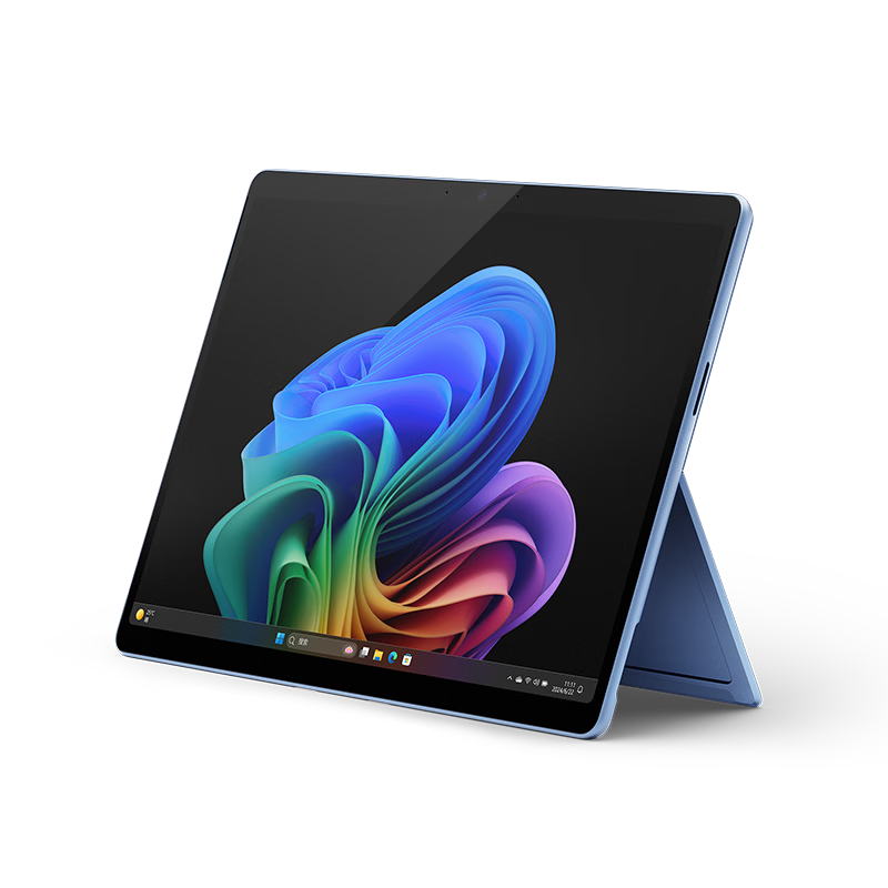 微软(Microsoft)Surface Pro 第11版 二合一笔记本电脑 国家补贴 轻薄本 AI+PC 骁龙 X Elite 16G 512G宝石蓝 礼品