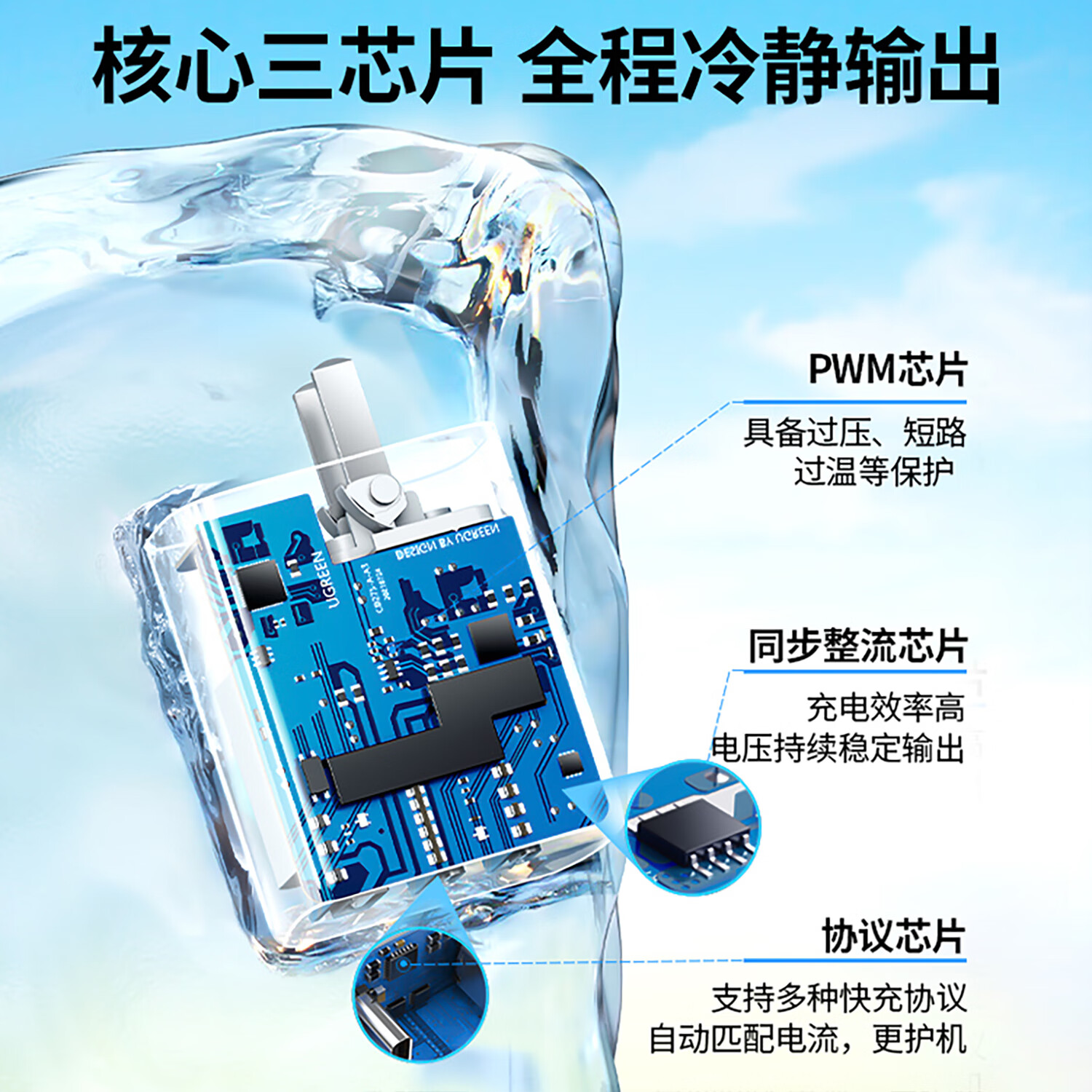 铁达信 65w氮化镓充电器笔记本电脑手机type-c线套装PD快充头适用MacBook小米华为联想苹果17电源适配器 【65W氮化镓套装】配2米一拖二快充数据线