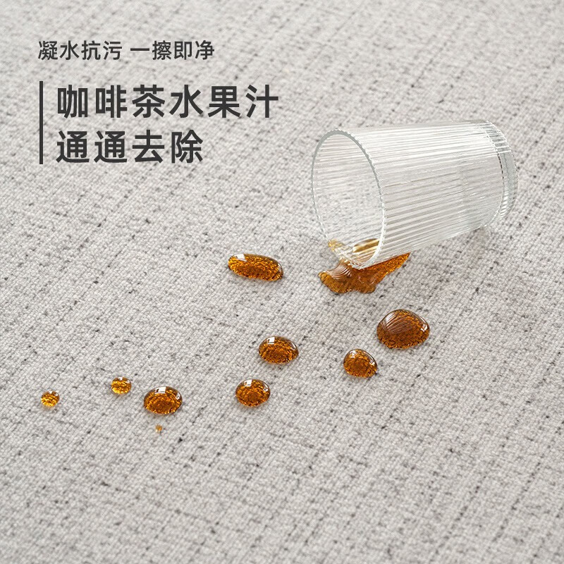 AILUKI日本地毯客厅极简2025新款防水卧室免洗可擦轻奢沙发家用地垫 圈绒-奈尔-透气款 140cm*200cm 【2人沙发通用升级加厚_0甲醛】