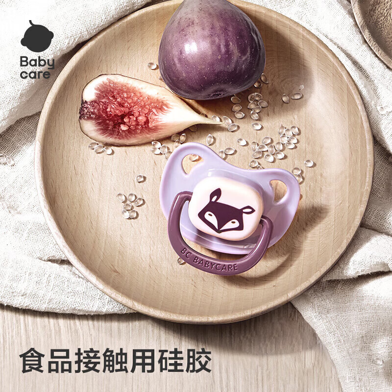 babycare  3安抚奶嘴新生婴儿宝宝软防胀气睡觉神器 【L】 6-18个月  1个装 潘帕斯