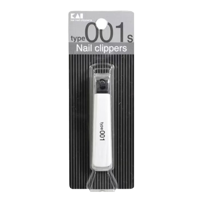 貝印日本原裝 貝印指甲刀指甲鉗指甲剪美甲工具安全防飛濺設(shè)計(jì) type001 彎刃KE0121S號(hào) 1個(gè)