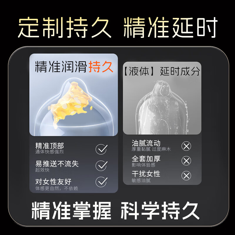 NOX诺丝避孕套 防早泄超凡持久加时延时套男士专用安全套女性快潮秒喷 【持久加强延时囤货版】24只