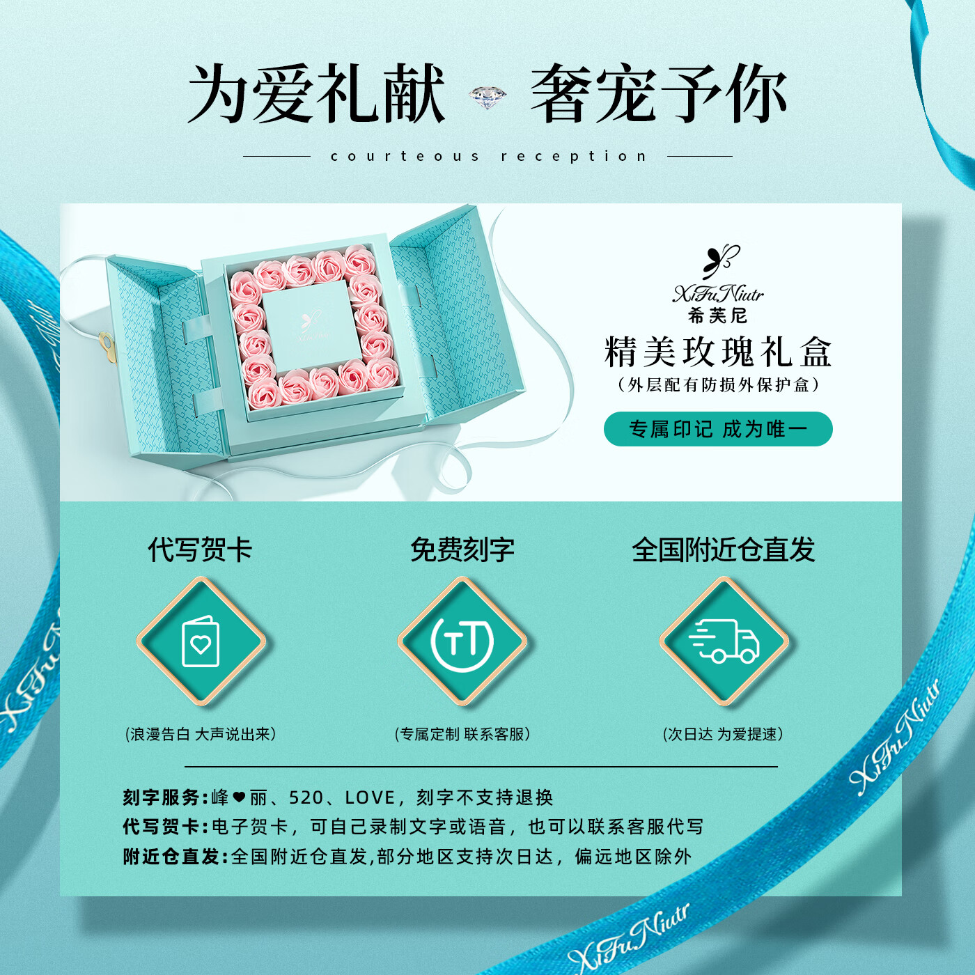 希芙尼 XIFU NIUTR法国品牌莫比乌斯项链女锁骨小众轻奢感纪念日生日礼物送女友 【免费刻字/贺卡请拍】