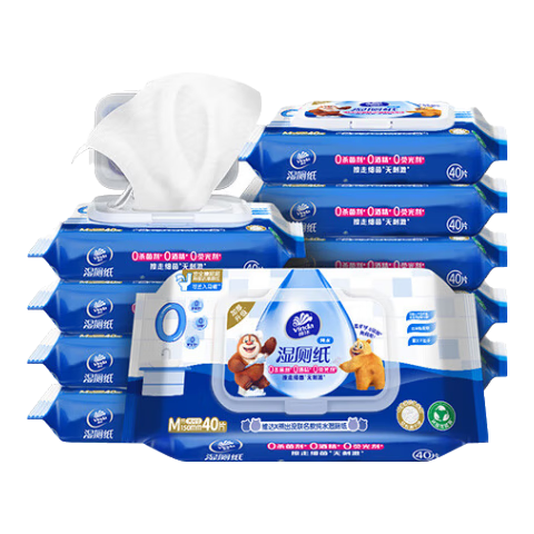 ���ڲ�����ά�Vinda��ʪ��ֽ����˽��ʪ�޽���ͥװ���ò���ʪ�� 40Ƭ*10�� 42.6Ԫ