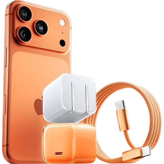 ���ڲ�����ƻ��17�������45W��䵪������װ����ԭװ��ƷiPhone17promax/Air/16�ֻ���ͷType-C���ͷ����� ���۵���-��ɫ��45W�����ص�ͷ+1�׿������װ 93.42Ԫ(������)