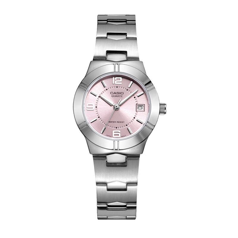 卡西欧（CASIO）碎碎冰女士轻奢简约石英手表【情人节礼物】 LTP-1241D-4A