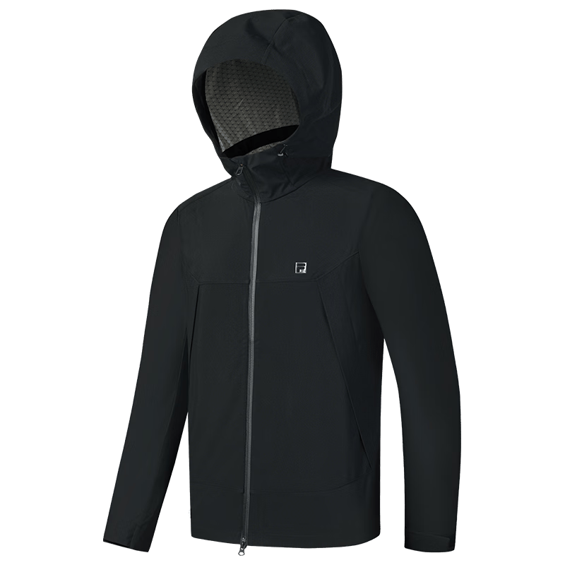 FILA 斐乐官方情侣梭织外套秋健身户外运动防风透湿连帽上衣