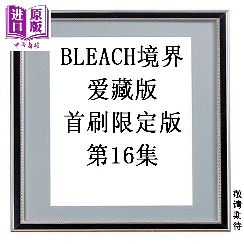 预售 漫画 BLEACH境界 爱藏版 首刷限定版 第16集 久保帯人 死神 台版漫画书 东立出版