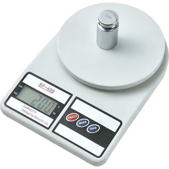 高精度电子秤家用小型电子称烘焙厨房秤精准克数秤食物克数秤称重 5kg/1g【不带电池】