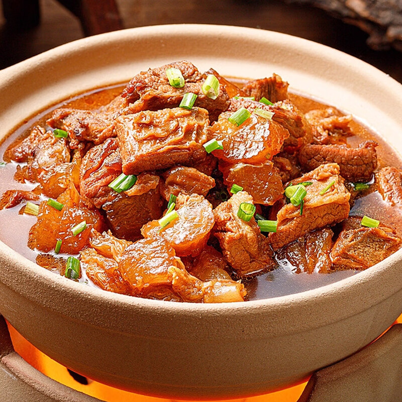 彩云牧歌【京东物流】新疆有机牛腩肉 牛肉 牛腱子 筋头巴脑 火锅烤肉 有机筋头巴脑 2斤