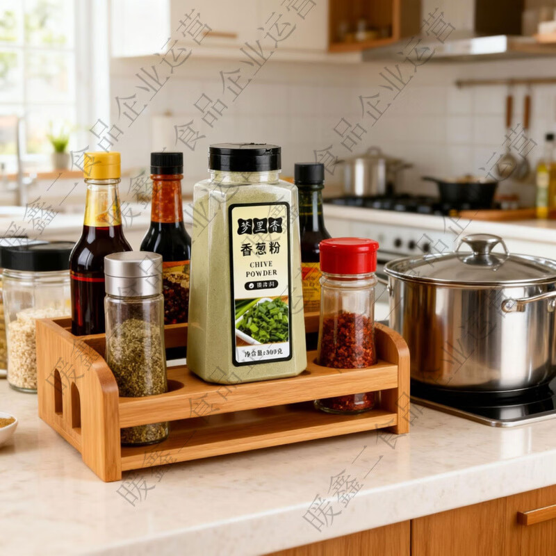 香葱粉烧烤烘焙饭店中餐家用商用调味料佐料调料瓶装低脂复合配方 300g满满一大罐