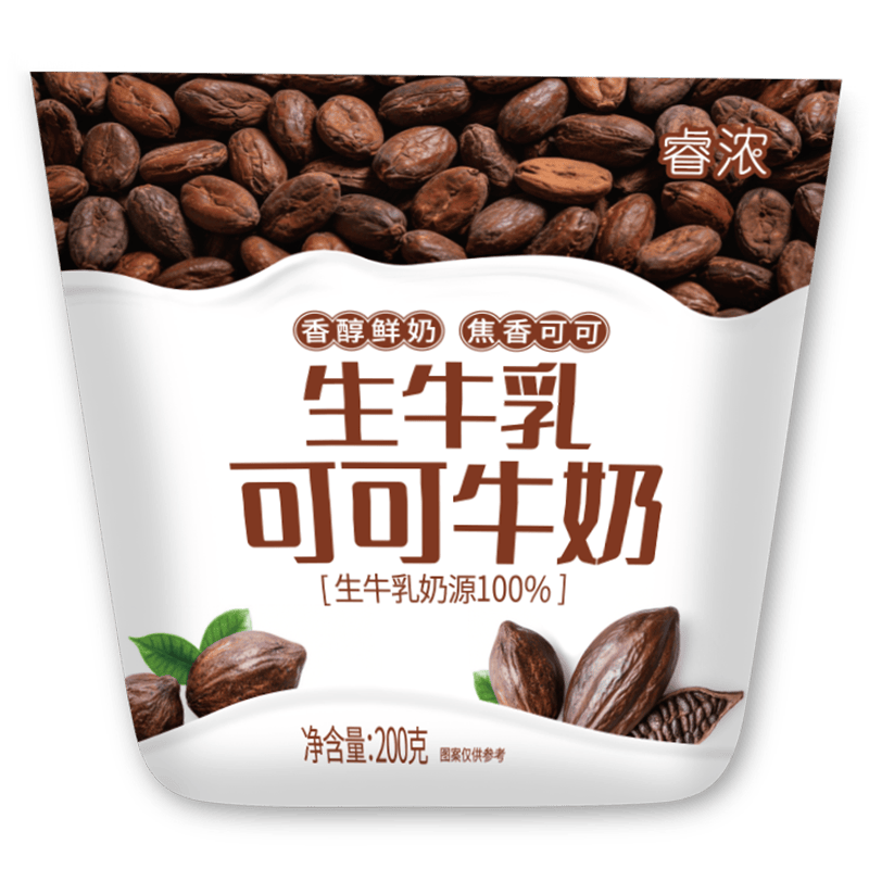 新希望 睿浓生牛乳可可牛奶早餐奶网红风味奶 0蔗糖 200g*12袋