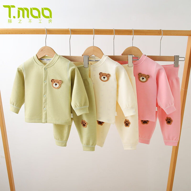 ��֮ľ���� T.moo �����¸�Ӥ�׶�������װ �ܳ�û-�װ�ɫ 66�� 49.9Ԫ(����ȯ)