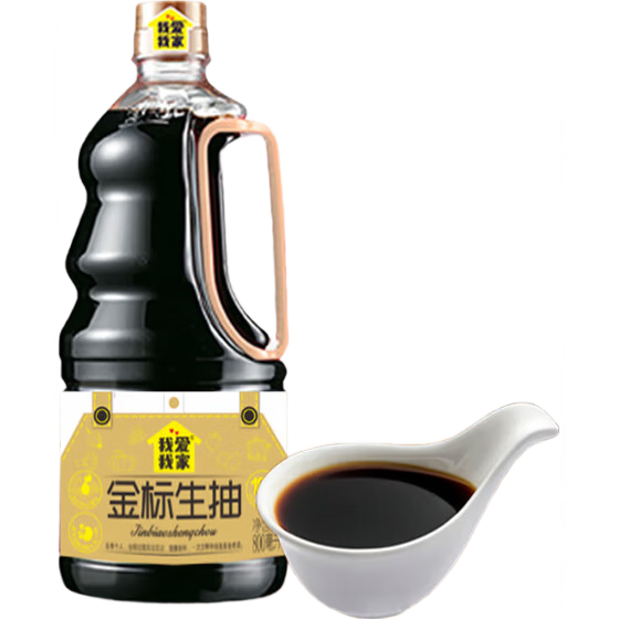 【安徽老字号】精选金标生抽酱油800ml酿造酱油炒菜凉拌家用商用 【活动】精选金标生抽800ml*1瓶