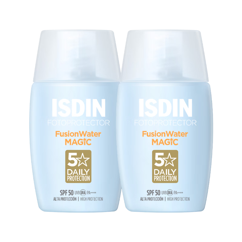 怡思丁（ISDIN）【孙坚推荐】防晒霜隔离30ml*2 SPF50高倍防晒防水防汗紫外线出行