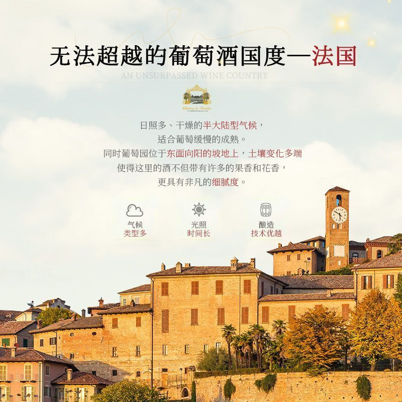 奥瑞安法国进口红酒干红葡萄酒14度图利斯多特蒙德送礼 【尝鲜款】750ML*2