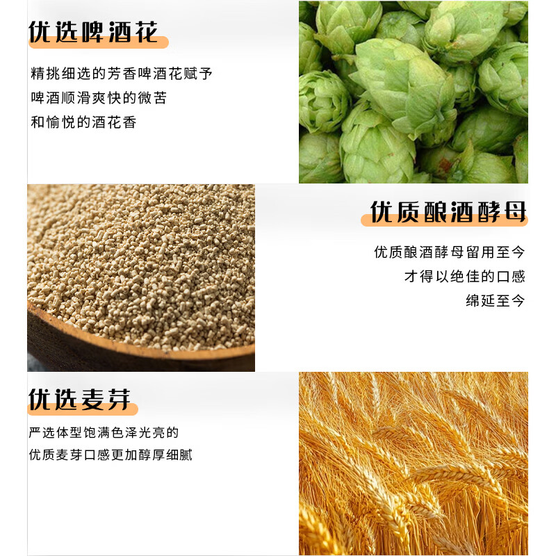 黄山功夫精酿原浆啤酒中式茶啤酒安徽特产茶酒顺丰包邮送货上门 祁门红茶 1L 6罐 整箱装 3.7度原麦汁浓度11°P