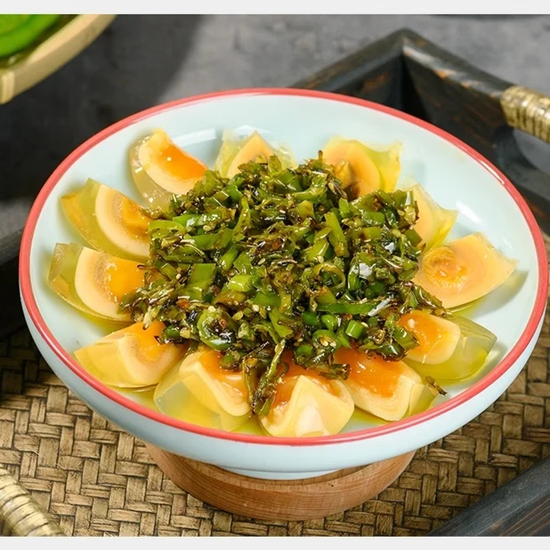 京典光年皮蛋烧椒酱擂椒虎皮青椒辣椒酱150g超下饭菜拌饭拌面剁椒烧烤速食 皮蛋烧椒酱150g*3罐